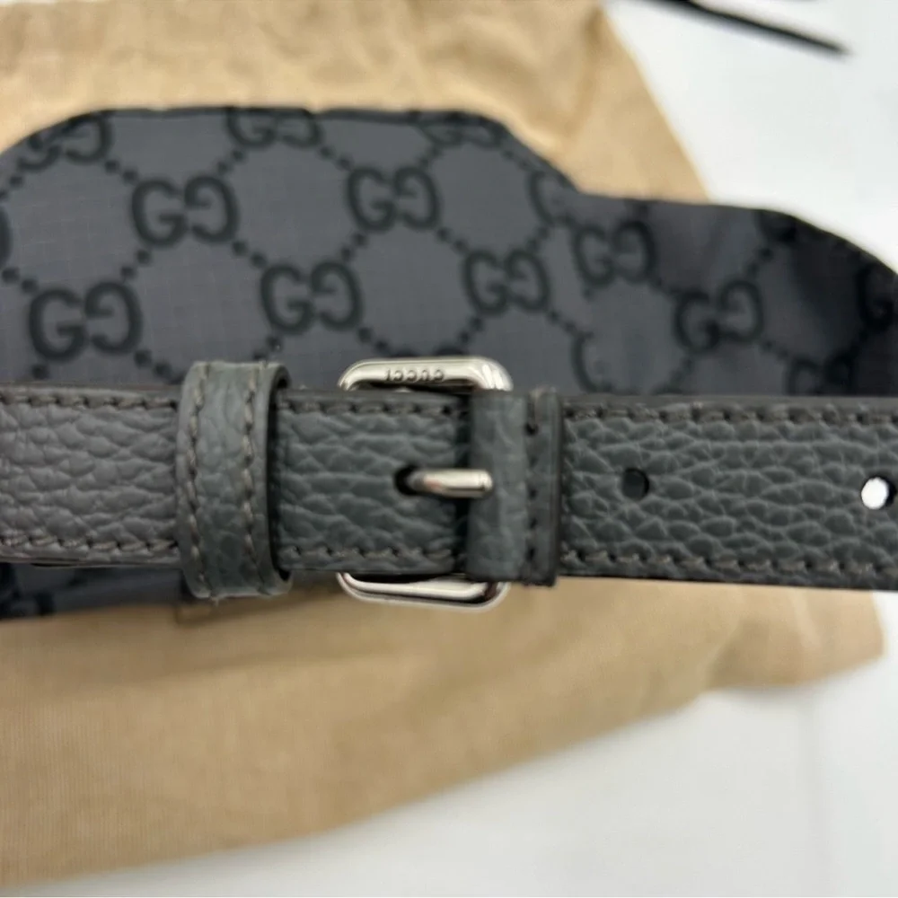 Gucci unisex jumbo GG adjustable belt bag size 80 cm made in Italy